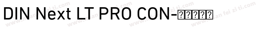 DIN Next LT PRO CON字体转换